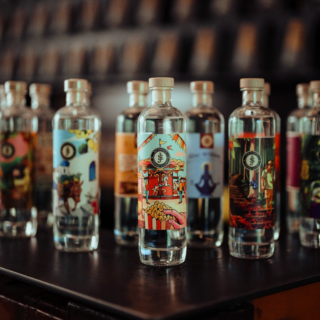 Juniper Society Gin Bottles