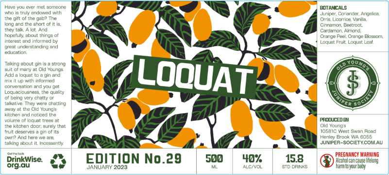 EDITION No. 29 - LOQUAT WHAT WE'VE DONE